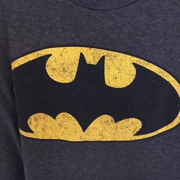 Old Navy Collectibles Batman Unisex Short Sleeve Pullover Black Tee Size Men's M - Picture 6 of 6